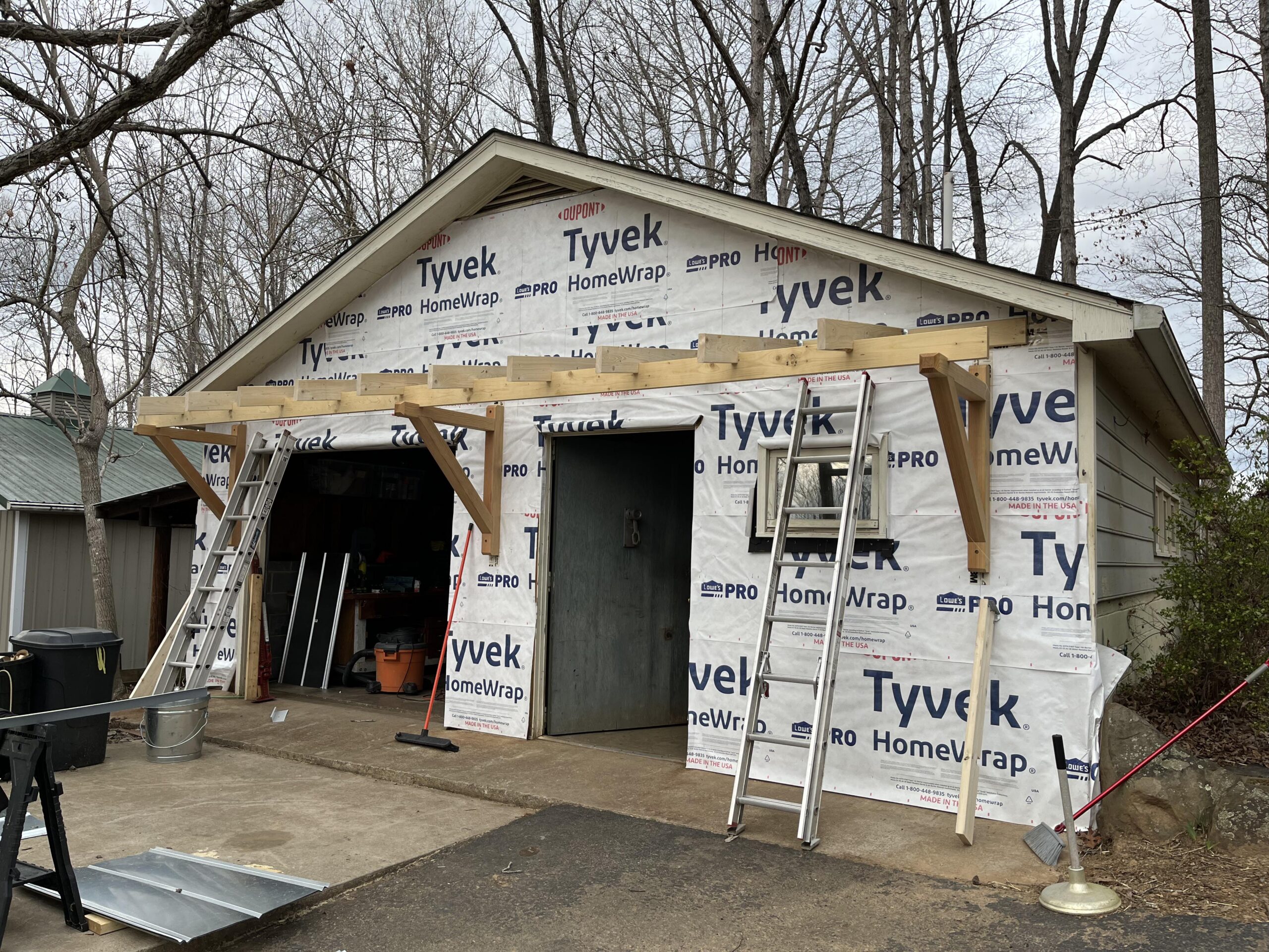 New custom-designed awning.